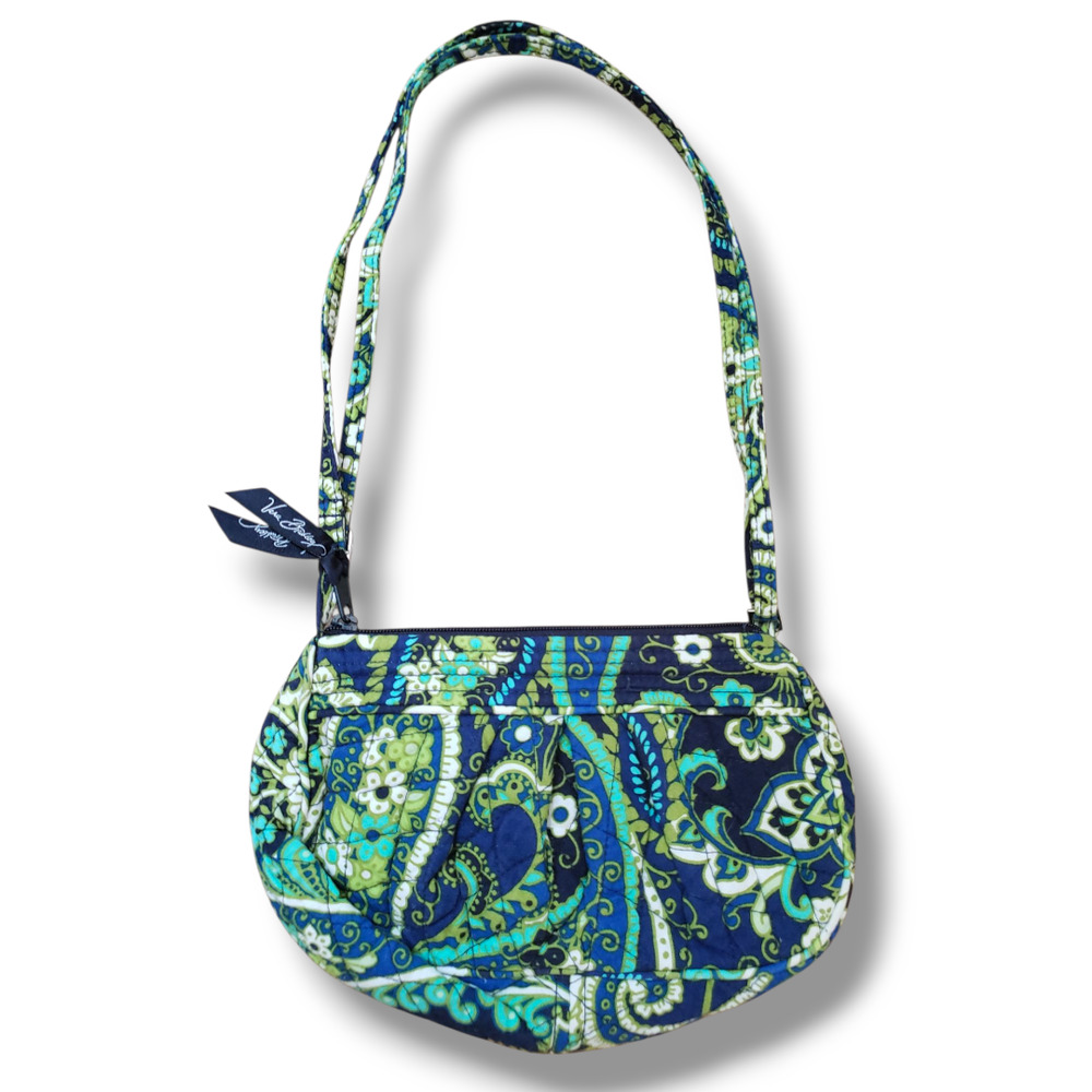 Vera Bradley Rhythm and Blues Frannie Crossbody Purse Paisley Retired HTF